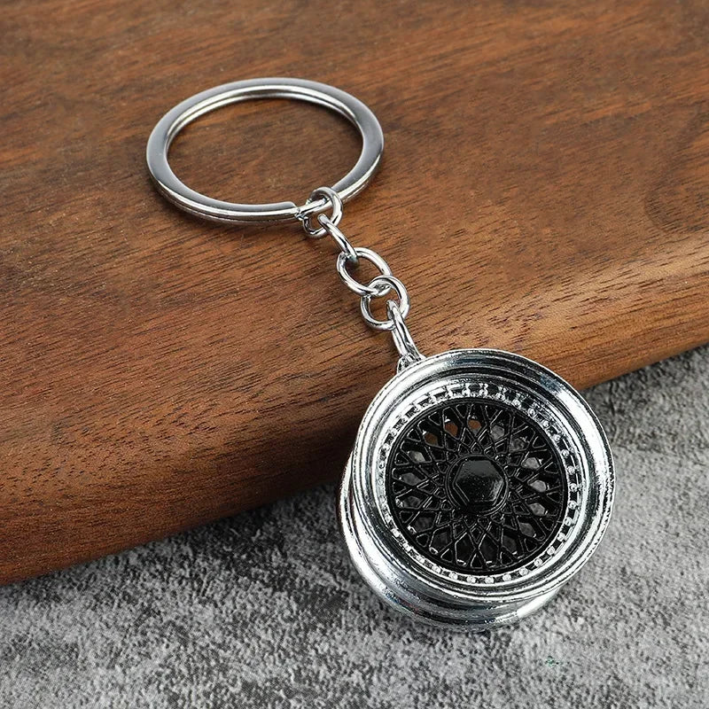 Gearbox Gear Head Metal Keychain for Car Keys