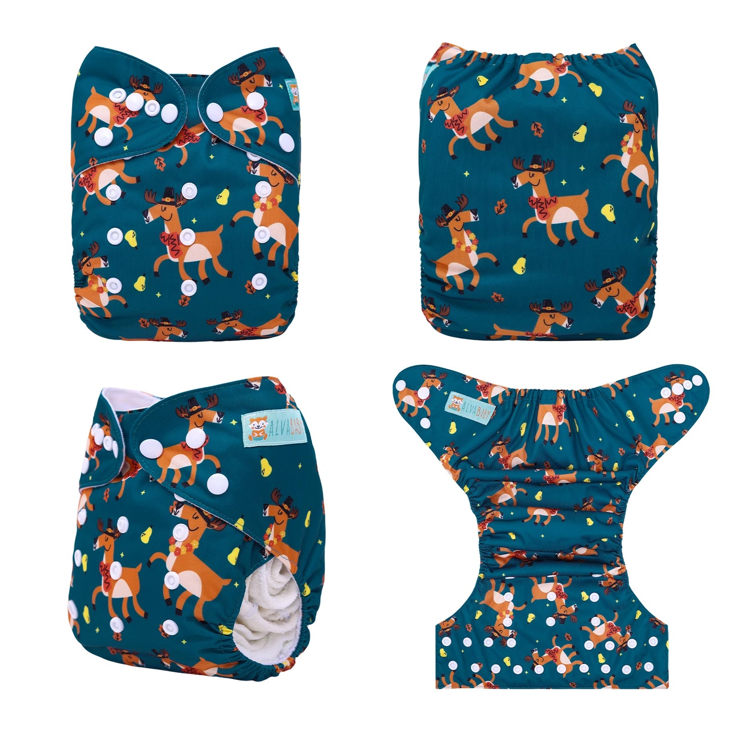 ALVABABY Adjustable Cloth Diaper Shell 3-15kg
