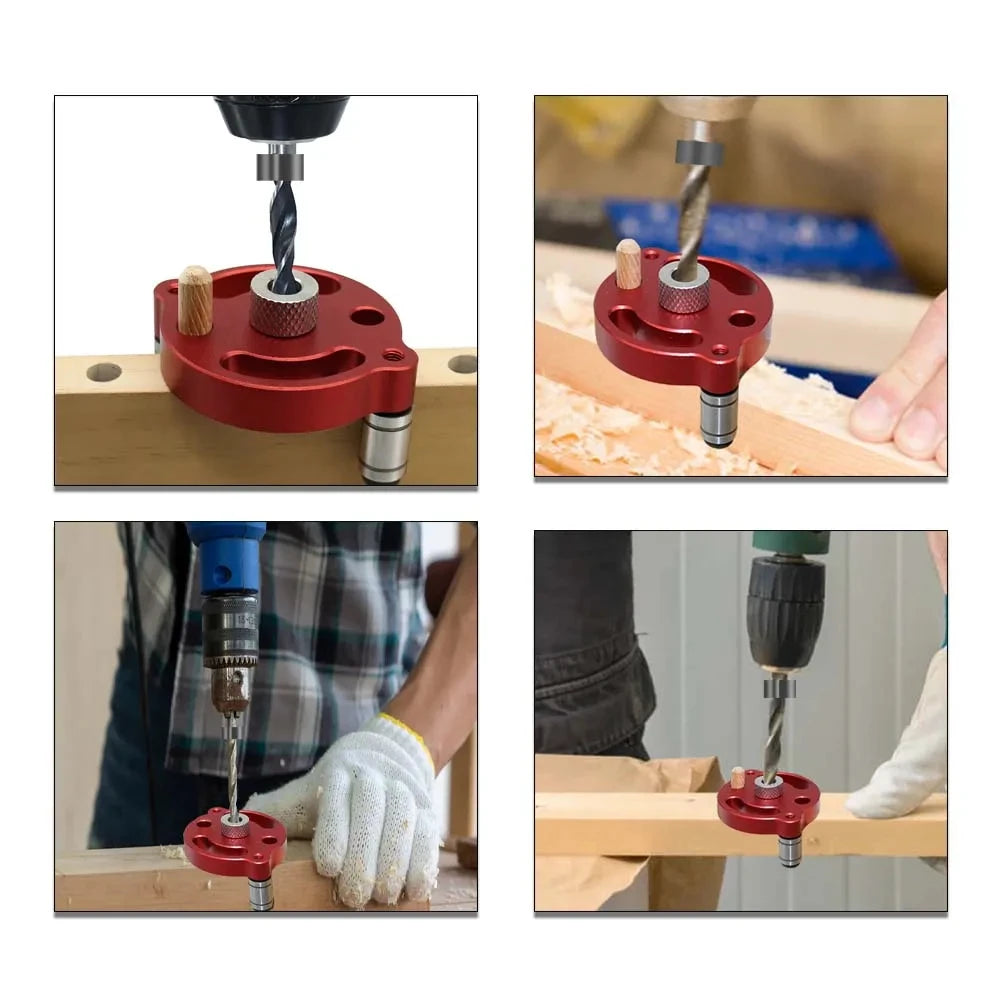 3-10mm Self-Centering Dowel Jig Drill Guide Kit