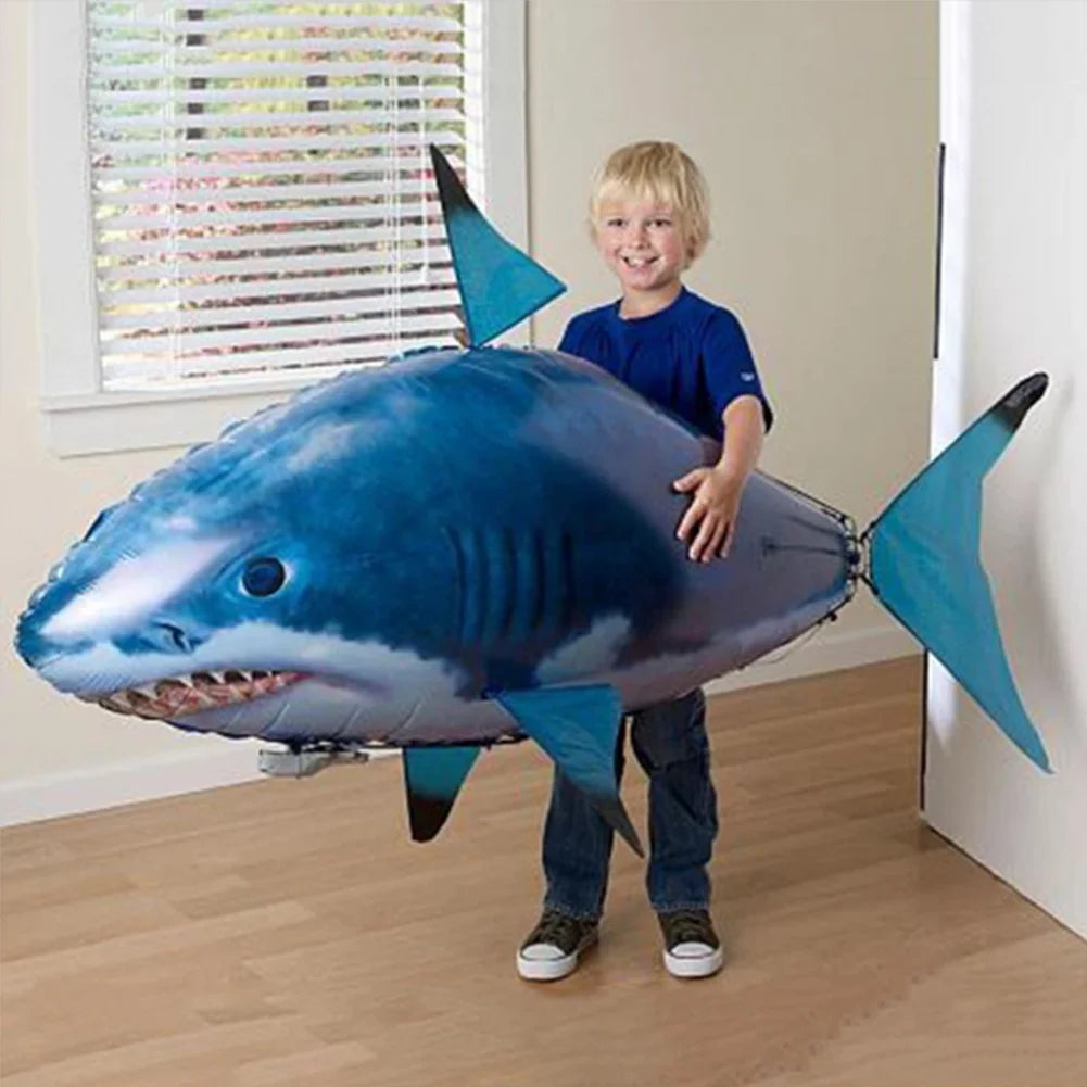 Remote Control Flying Shark Balloon Toy - Party Air Fish