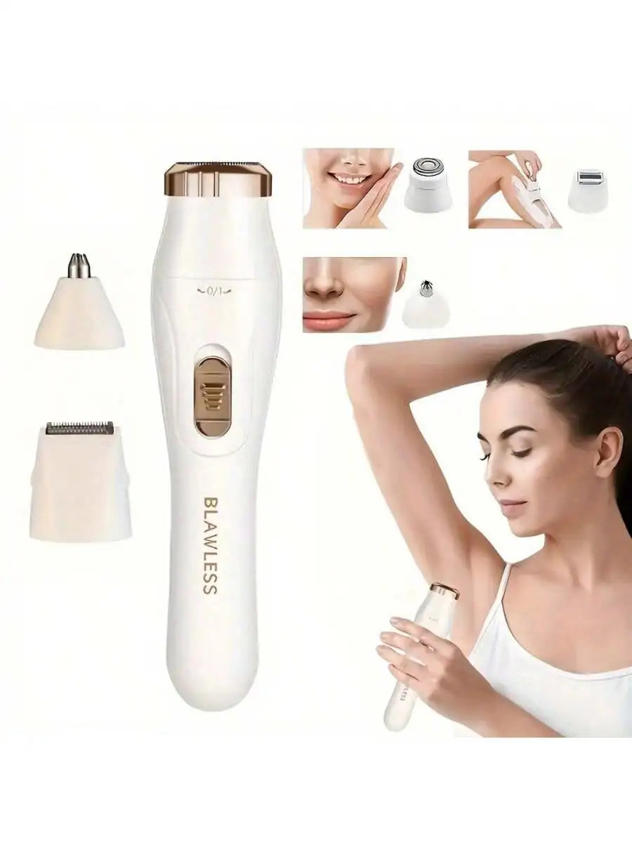 Rechargeable Cordless Lady Shaver for Face, Bikini, and Leg Hair Removal