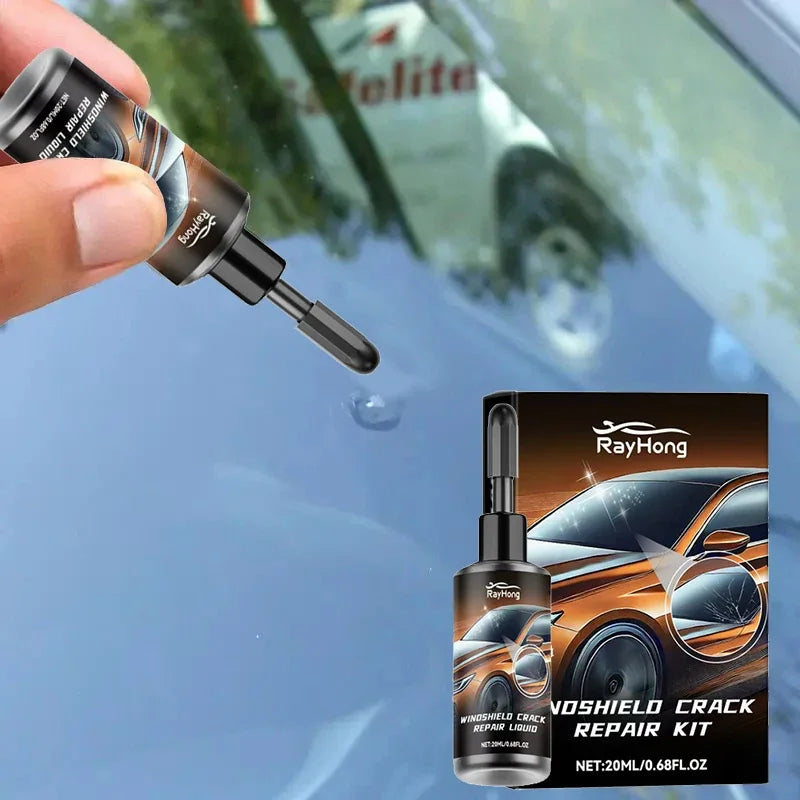 Windshield Crack Repair Resin Fluid - Car Glass Restore Glue