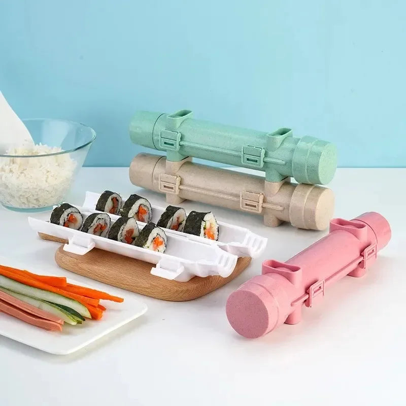 DIY Sushi Bazooka Cylinder Maker for Rice Rolls and Bento Snacks
