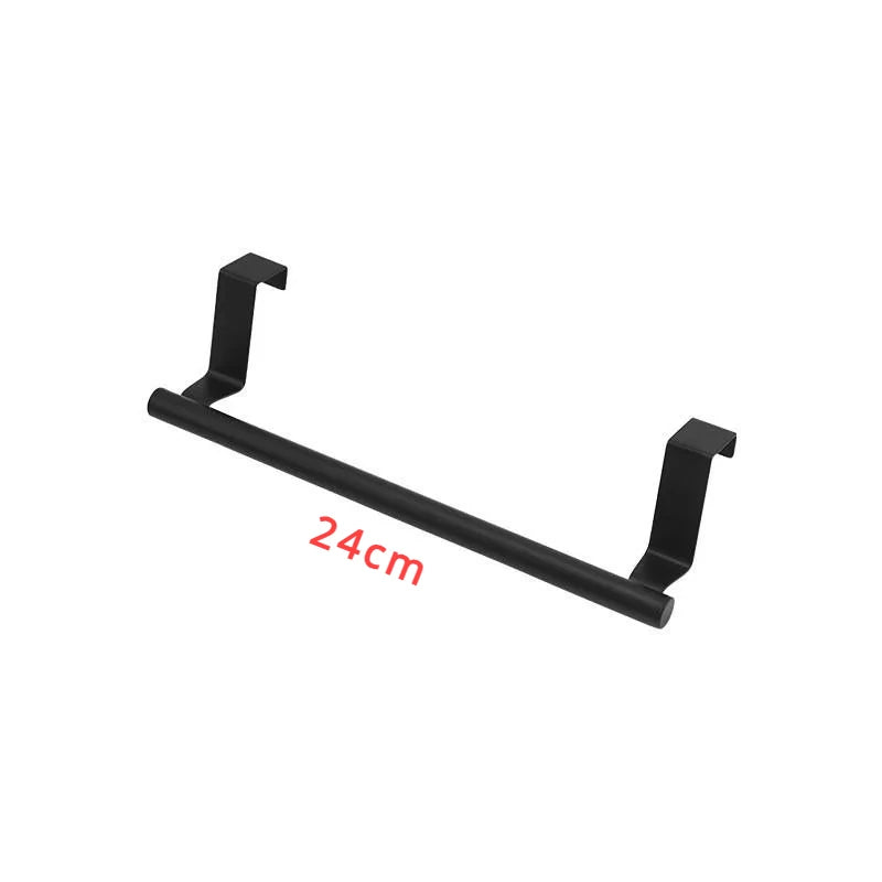 Over-Cabinet Metal Towel Rack and Rag Hanger