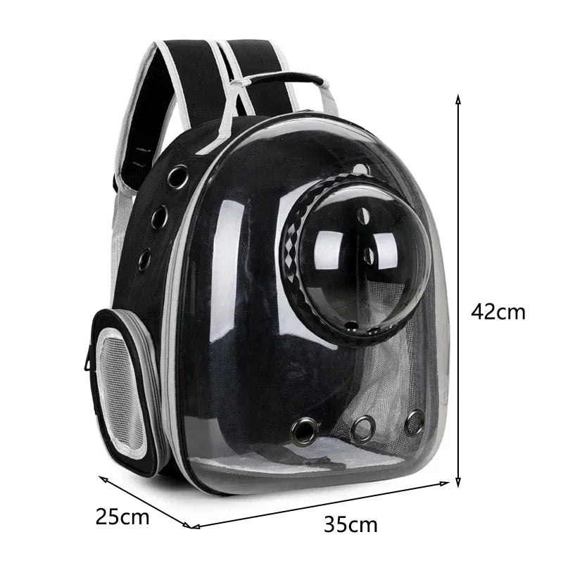 Breathable Transparent Space Capsule Pet Backpack Carrier
