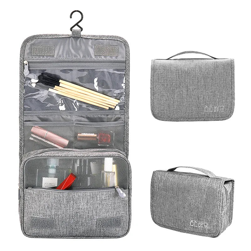 Oxford Fabric Hanging Toiletry and Travel Wash Pouch