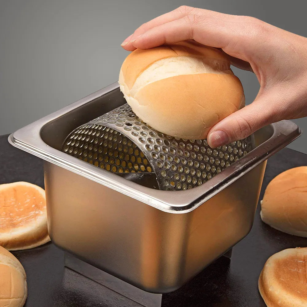 Stainless Steel Butter Wheel Spreader for Burgers, Toast, and Baking