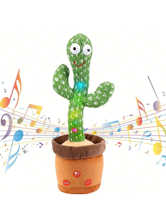 Dancing Talking Cactus Toy - Singing Mimic Plush Gift