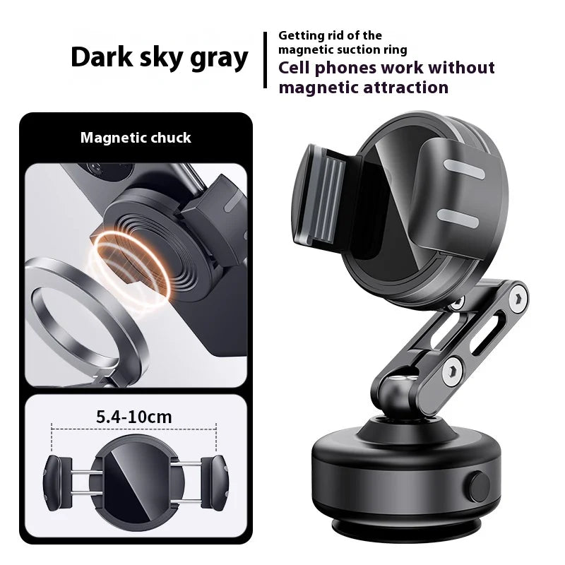 Foldable Magnetic Aluminum Car Phone Mount