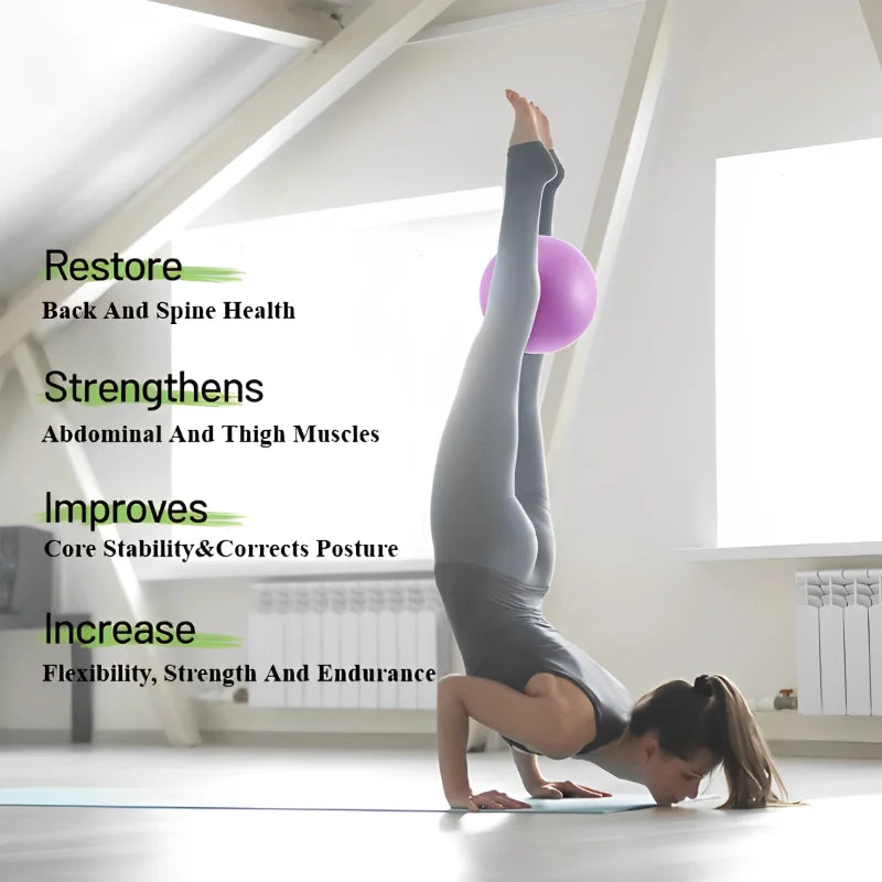 Explosion-Proof Mini Pilates Ball for Balance, Core & Therapy Training
