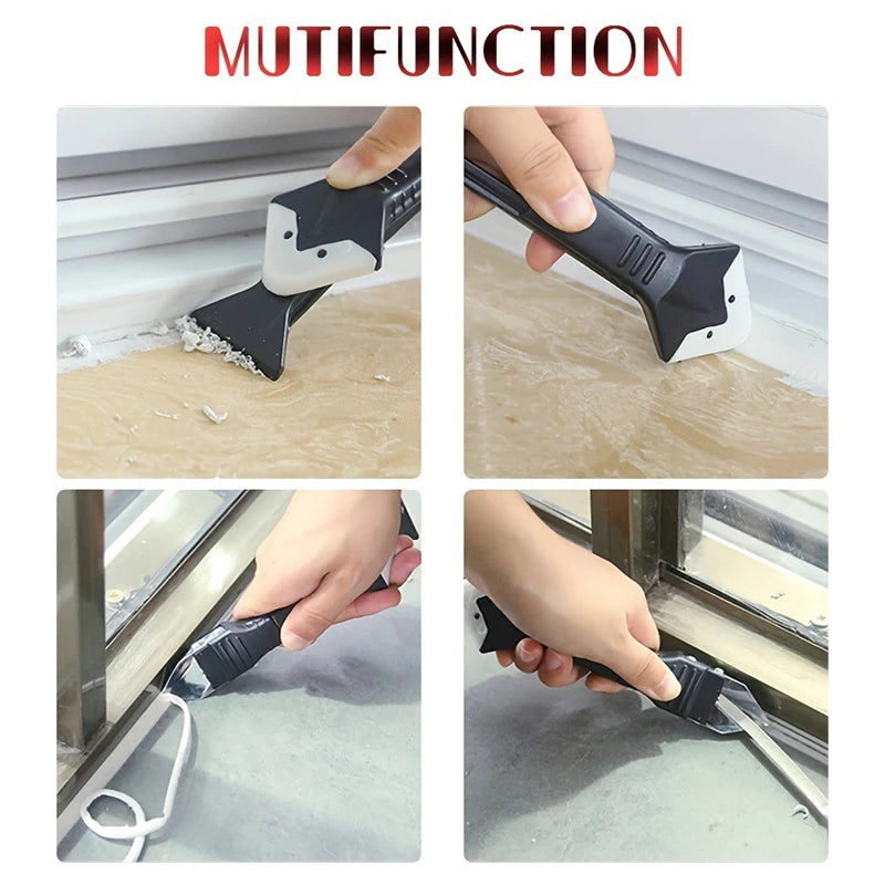 5-in-1 Silicone Scraper and Caulking Finisher Tool Set