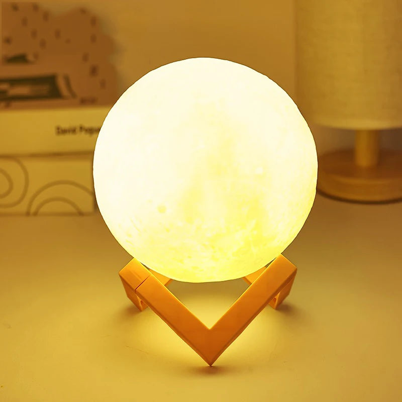 DIY Hand-Painted Moon Night Light Activity Kit