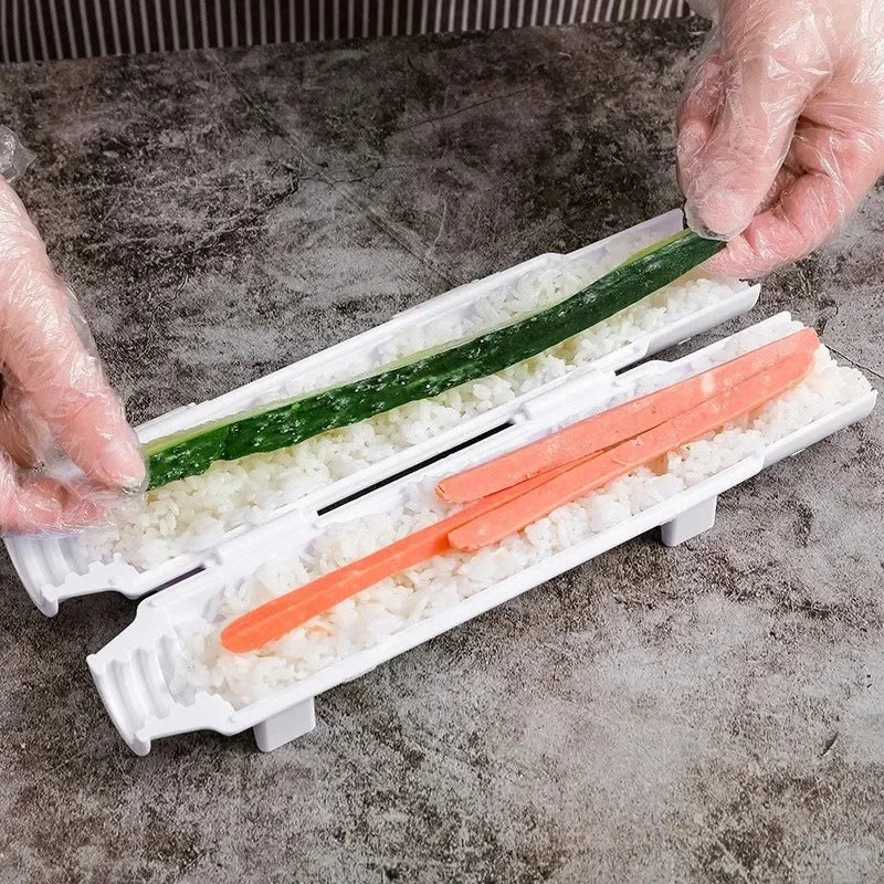 DIY Sushi Bazooka Cylinder Maker for Rice Rolls and Bento Snacks