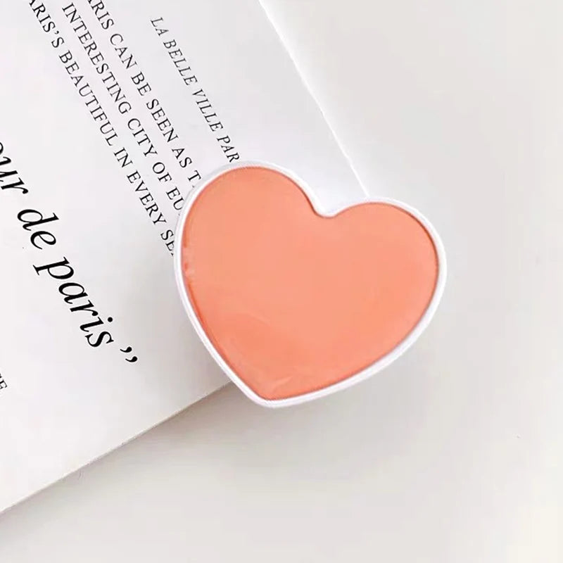 Heart-Shaped Universal Phone Socket Grip Stand for iPhone & Samsung