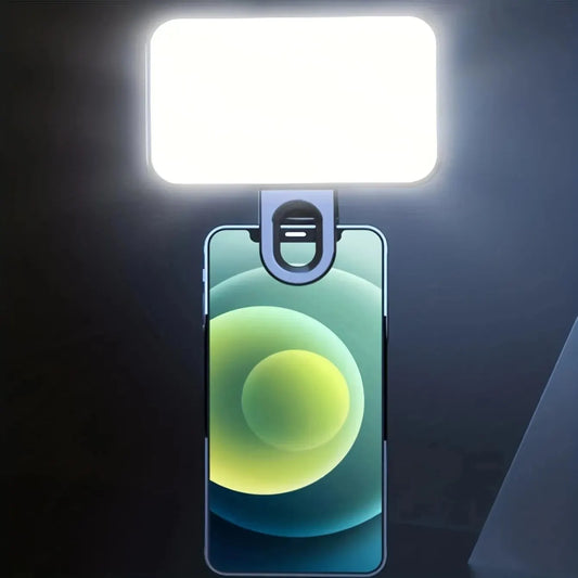 Rechargeable Mini Clip-On Selfie Fill Light