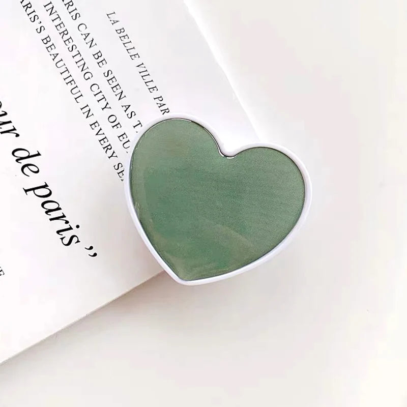 Heart-Shaped Universal Phone Socket Grip Stand for iPhone & Samsung